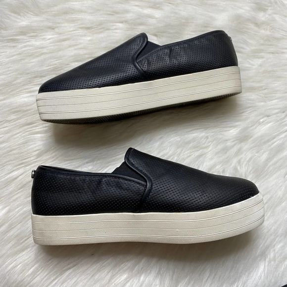 Steve Madden Shoes - Steve Madden Bouunce Sneakers platform flatform shoes y2k faux leather black 10